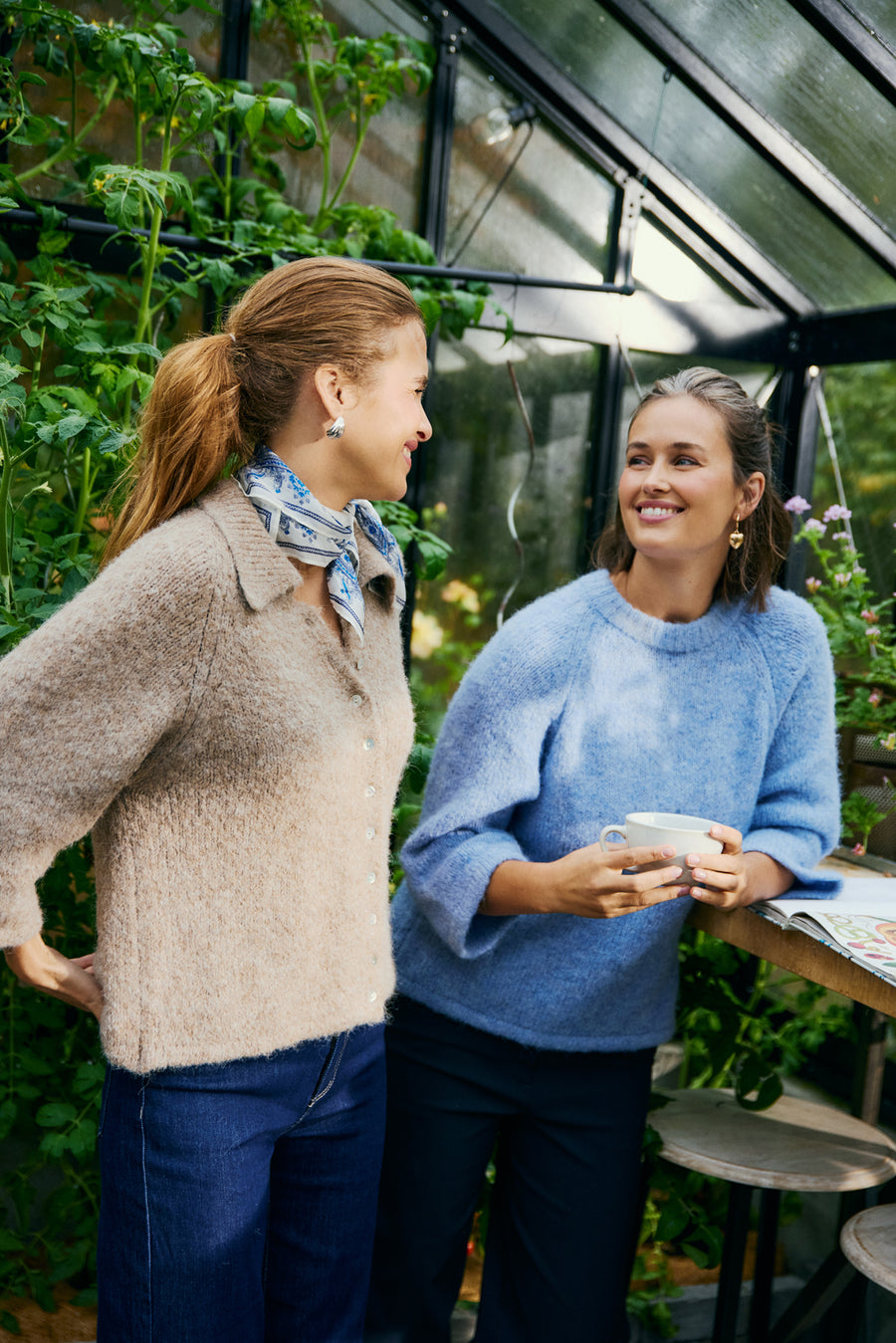 FQGRSLULU - CARDIGAN - BEIGE