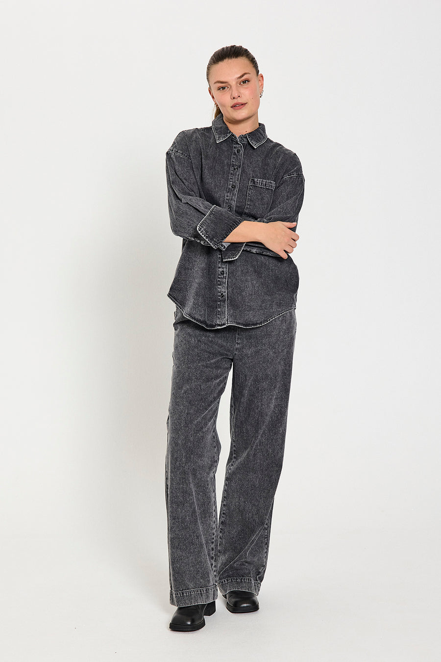 FQLISEA - BUKSER - GRÅ