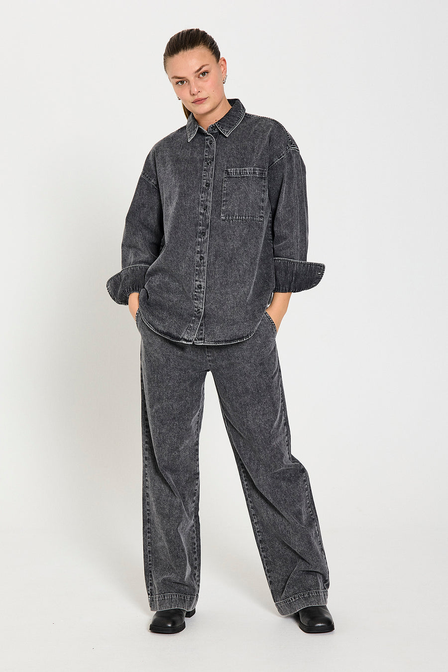 FQLISEA - BUKSER - GRÅ