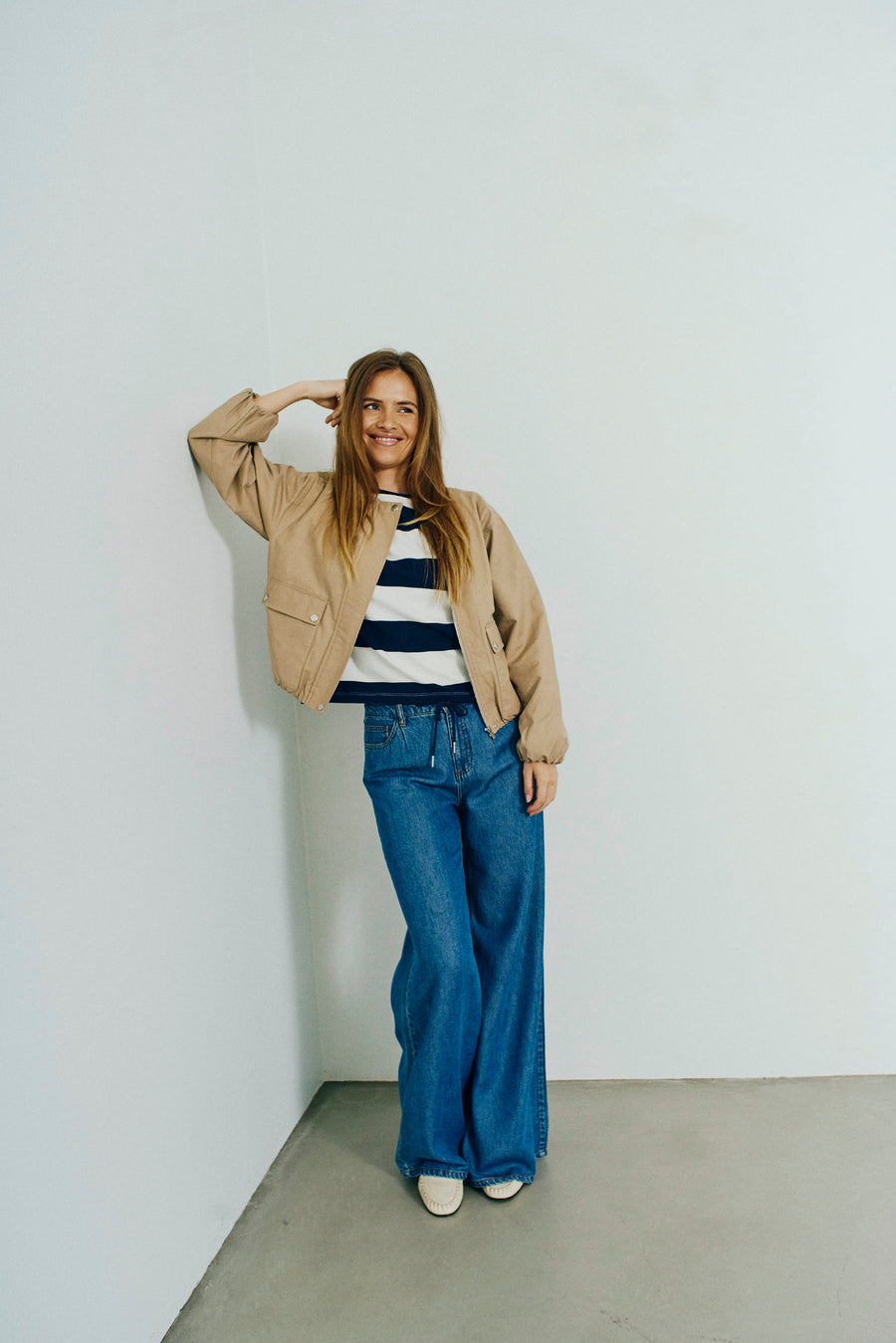 FQMILO - DENIM BUKSER - BLÅ