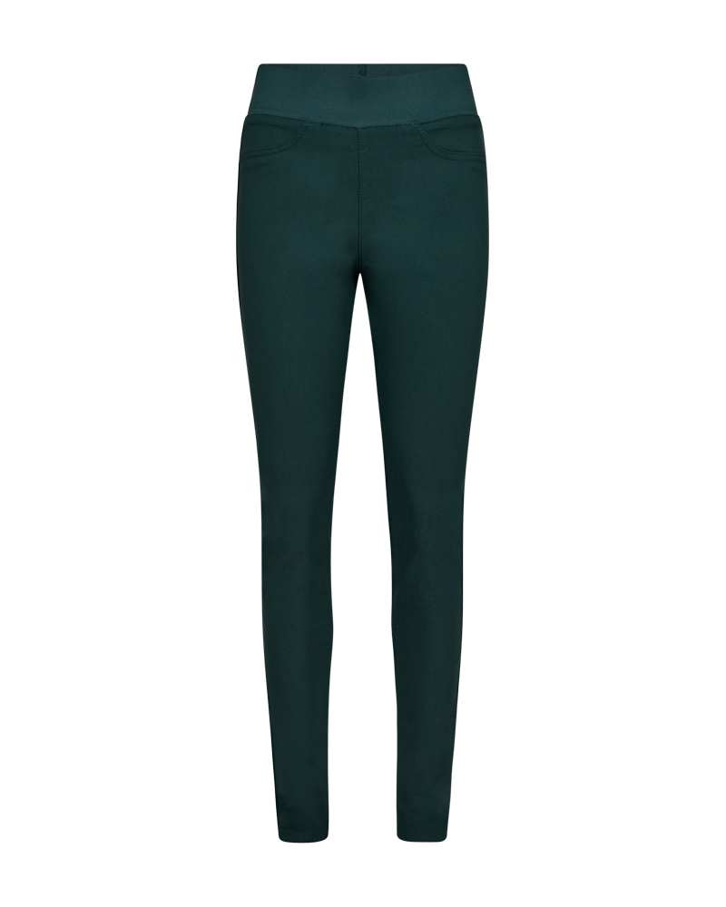 FQSHANTAL - POWER BUKSER MED ELASTIKKANT - GRØN