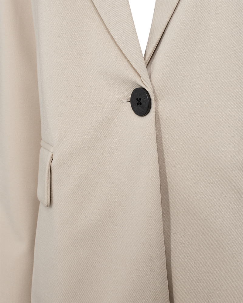 FQNANNI - KLASSISK BLAZER - BEIGE