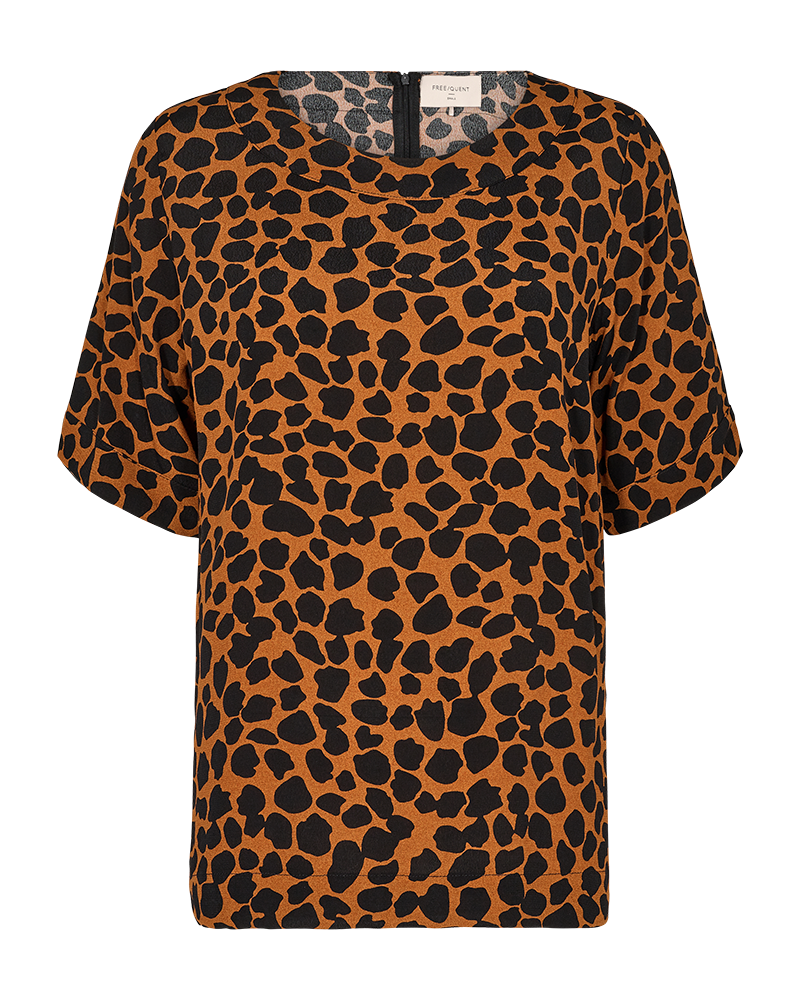 FQAMIRA-BLUSE - BRUN