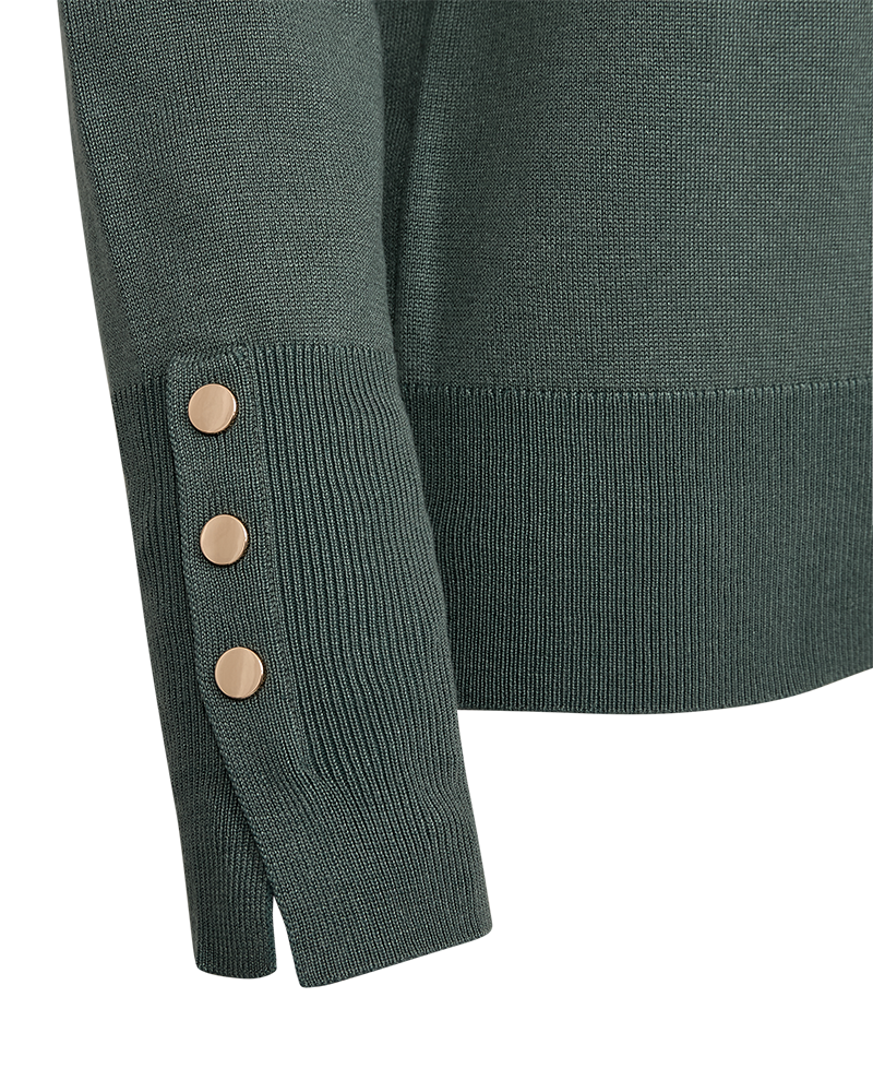 FQKATIE - PULLOVER - GRØN