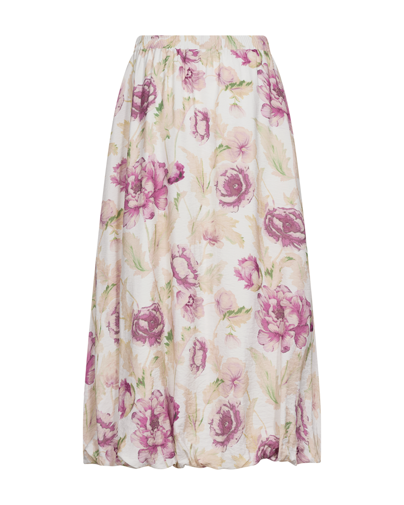 FQMAISE NEDERDEL MED BLOMSTERPRINT HVID OG ROSA fqmaise-nederdel-med-blomsterprint-hvid-og-rosa